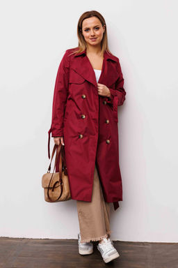 Плащ AURA 7035-170 марсала