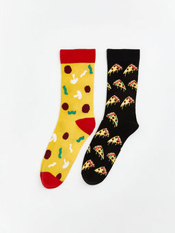 Desenli Erkek ?ocuk Soket ?orap 2li