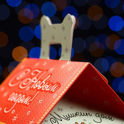 Цена за 5 шт. Подарочная коробка Мишкин дом, 13,3 х 11,6 х 12,6 см - Simaland фото 6