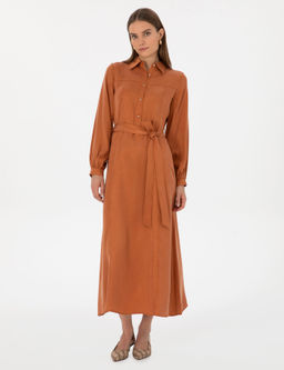 Tar__n Comfort Fit Dokuma Elbise