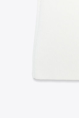 CONTRAST BOW KNIT MINI DRESS - Zara фото 6