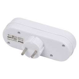 S-ES3-16O WHITE Разветвитель сетевой, б/з. 3 гнезда. 16А, 3500Вт. Белый. ТМ Uniel