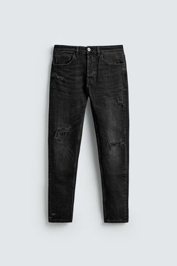 RIPPED SKINNY FIT JEANS - Zara фото 35