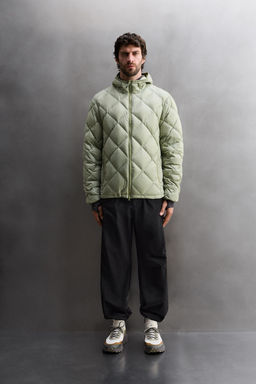HOODED 100% FEATHER DOWN PUFFER JACKET - Zara фото 11