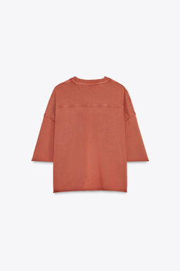 WASHED-EFFECT PLUSH SWEATSHIRT - Zara фото 31