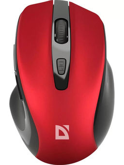 Мышь беспроводная Defender "Prime" красная, USB (MB-053, 52052)
