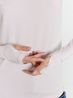 Джемпер женский светло-розовый розовый лед 122889