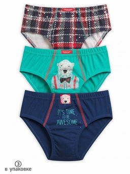 BULB3156(3шт. в упаковке) трусы для мальчиков