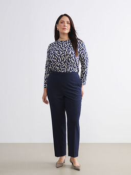 B?y?k Beden Y?ksek Bel Cigarette Kad?n Pantolon