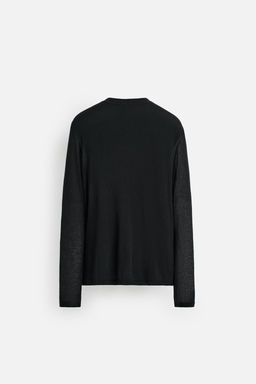 SEMI-SHEER LYOCELL T-SHIRT - Zara фото 9