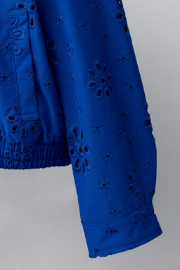 CAZADORA BORDADO SUIZO / Azul - Zara фото 6