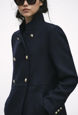 WOOL BLEND DOUBLE-BREASTED COAT - Zara фото 17