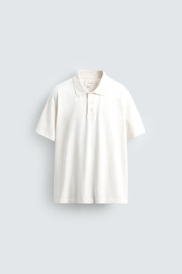 WASHED REGULAR FIT POLO SHIRT - Zara фото 7