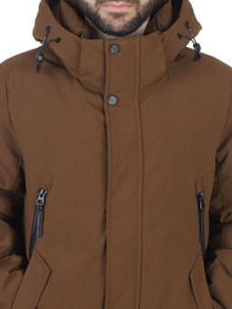D6211 BROWN Куртка мужская зимняя (200 гр. холлофайбер)