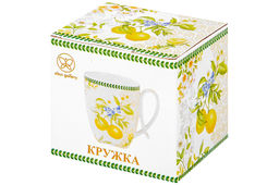 Кружка 300 мл 11*8,3*9,5 см Лимоны NEW BONE CHINA - Elan gallery фото 17
