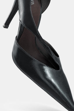 ASYMMETRIC HIGH-HEEL SHOES - Zara фото 6