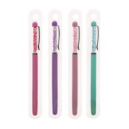 Цена за 36 шт. Ручка гелевая Calligrata «Стразы», синий стержень, узел 0.5 мм, МИКС