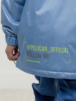 PELICAN, ветровка для девочек, Голубой  фото 3