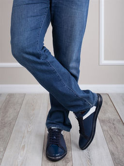 Кеды мужские Турция 0082-03-00 Темно-синий