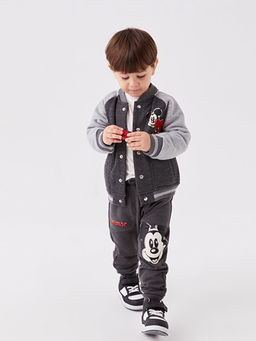 Beli Lastikli Mickey Mouse Bask?l? Erkek Bebek E?ofman Alt - Waikiki фото 2