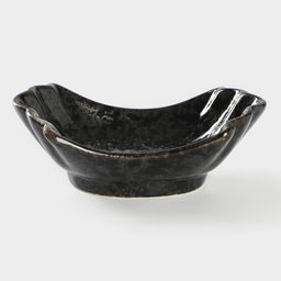 Салатник фарфоровый Magistro Ночной дождь, 1384,5 см, цвет черный