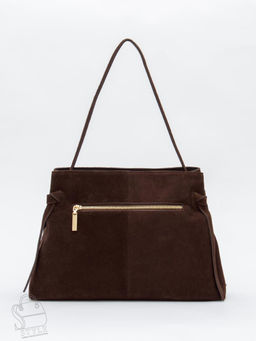 Сумка женская кожаная 1026M coffee Polina&Eiterou  в Новосибирске