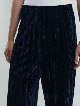 Широкие брюки из бархата / Zarina