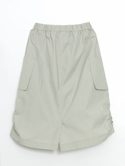 Beli Lastikli K?z ?ocuk Kargo Etek