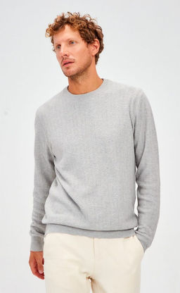 Джемпер F221-15-537 grey melange - Fine joyce фото 3