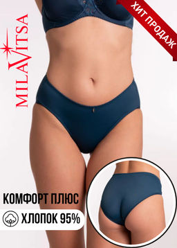 ТРУСЫ Milavitsa 230361/B89 синий топаз