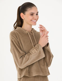 Camel Kap__onlu Sweatshirt