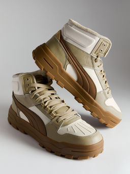 Высокие кеды PUMA Rebound Abrupt WTR Артикул 4153326, серо-бежевый