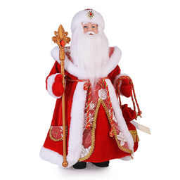 Сувенир Дед Мороз в красной шубе с мешком подарков, 40см "собс.разр."
