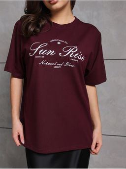 Футболка "Раиз" Бордо женская