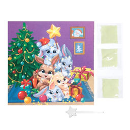 Набор для творчества. Неоновая фреска Зайчата у ёлки - Школа талантов фото 4