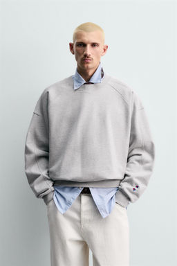 CHAMPION ® X ZARA PATCH CREW NECK SWEATSHIRT  фото 2