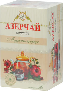 Azercay. Травяной чай. Каркаде карт.упаковка, 20 пак.