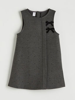 Bisiklet Yaka K?z ?ocuk Salopet Elbise ve Ti??rt