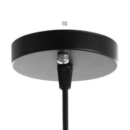 Светильник BayerLux «Колокол» 1×40 Вт E27 черный 19×19×120 см