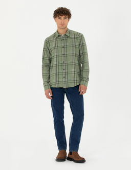 Haki Oversize Uzun Kollu G_mlek - Pierre cardin фото 4