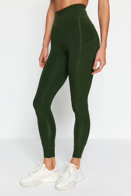 TRENDYOLMILLA Siyah Ekstra Kar?n Toparlay?c? Katmana Sahip Mat Tam Boy Orme Spor Tayt THMAW24TY00026  фото 15