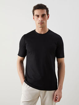 Bisiklet Yaka Penye Erkek Ti??rt