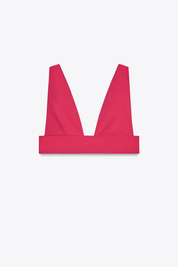 TRIANGULAR BIKINI TOP - Zara фото 4