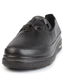 03-5318 BLACK Полуботинки женские (натуральная кожа)