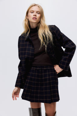 Falda pantal?n tableada en mezcla de lana - H&m фото 2