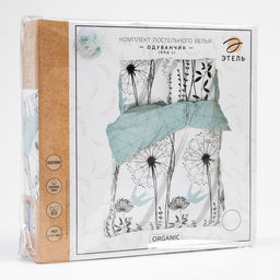 Постельное белье Этель дуэт Одуванчик (вид 1) 143*215 см - 2 шт, 220*240 см, 70*70 см -2 шт, поплин  фото 5