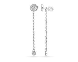 Серьги из серебра куб.циркон., В10-1313