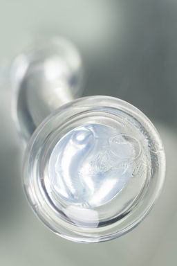 Нереалистичный фаллоимитатор TOYFA Basic Jelly Dildo XL, TPE, прозрачный, 22 см