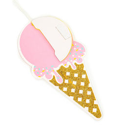 Цена за 2 шт. Декор подвеска Мороженое, МИКС - Simaland фото 5
