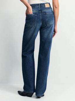 Джинсы straight с высокой посадкой / Zarina  фото 5